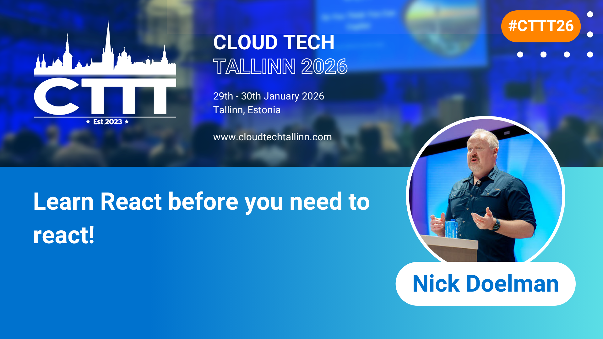 Learn React before you need to react!